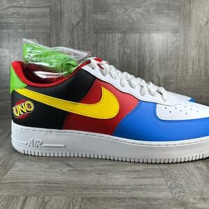 Nike Air Force 1 Low Uno Mens 16 Multi Color Leather Rare NEW DC8887-100
